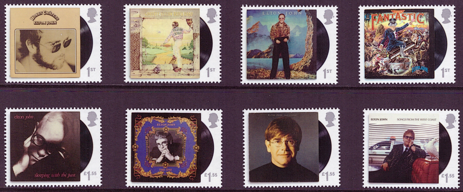 (image for) SG4253 / 60 2019 Elton John unmounted mint set of 8
